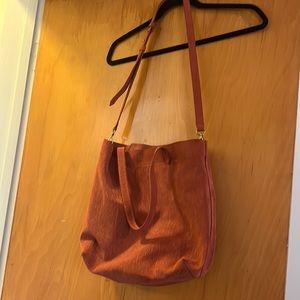 Madewell corduroy tote bag